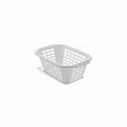 Addis Rectangular Laundry Basket in White