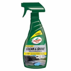Turtle Wax Quick Easy Clean & Shine Detailer Waterless Car Wash Wax Spray 500ml
