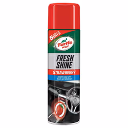 Turtle Wax Fresh Shine Interior Car Cleaner & Air Freshener 500ml Strawberry