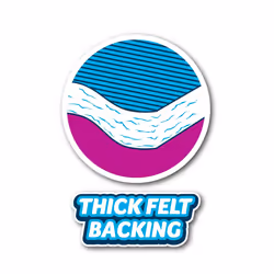 Minky Homecare SmartFit Board Cover and Pad Thick Felt Backing for Smoother Ironing and Pressing  49 x 17 inches  Multicolor