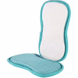 'Minky' M Cloth Anti-Bacterial Cleaning Pad 3 Pack - Grey, Pink, Green