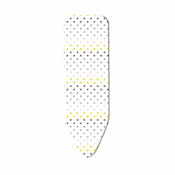 Elasticated Medium Ironing Board Cover, Foam, White, 110 x 35 cm