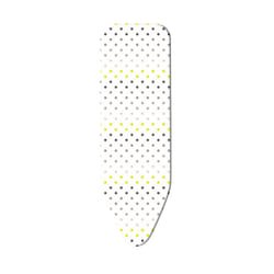 Elasticated Medium Ironing Board Cover, Foam, White, 110 x 35 cm