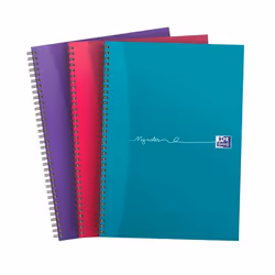 Elba Mynotes Twinwire Notebook 200 Pages A4 Assorted (Pack 3) 40015950