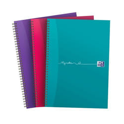 Elba Mynotes Twinwire Notebook 200 Pages A4 Assorted (Pack 3) 40015950