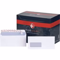 Plus Fabric Prestige Envelopes. White. peel and seal. window envelopes manufactured from 100gsm heavyweight paper with peel a ...