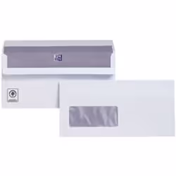 Plus Fabric Envelopes. White. window envelopes manufactured from 100gsm heavyweight paper with press seal closure and supplie ...