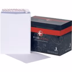 Plus Fabric Pocket Envelopes. High quality business envelopes with Press Seal closure. Size: (C4) 324mmx229mm (12.75x9). Colo ...