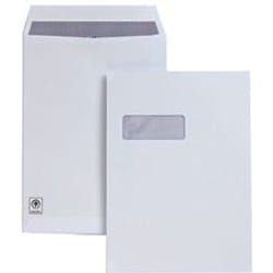 Plus Fabric PF C4 WHT SS WDW POCKET ENV PK250