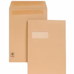 New Guardian Heavy Duty Window Envelopes. Extra strong manila. press and seal envelopes ideal for sending out brochures. repo ...