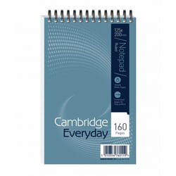 Cambridge E 125X200MM SPIRAL N/PD PK10