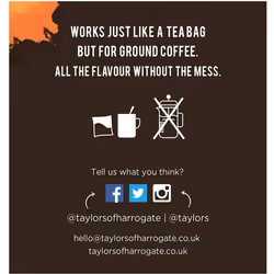 Taylors of Harrogate Hot Lava Java Coffee Bags - 10 Enveloped Bags (Pack of 3, Total of 30 Coffee Bags)