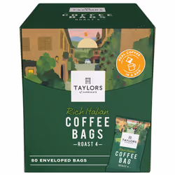 Taylors Of Harrogate Rich Italian Enveloped Coffee Bags - 1x80