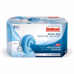 UniBond AERO 360Â° Moisture Absorber Neutral Refill Tab, ultra-absorbent and odour-neutralising, for AERO 360Â° Dehumidifier, ...