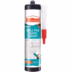 UniBond 2577444 Ultra Force Wall Tile Grout, Grout in Easy Apply Cartridge for Use with Standard Cartridge Gun, Waterproof Gr ...