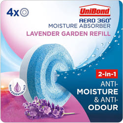 Aero 360 Moisture Absorber Aromatherapy Lavender Refills (Pack Of 4 Tabs)