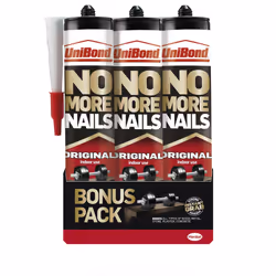 UniBond No More Nails Original High Strength Grab Adhesive / Universal adhesive for lasting results on wood, metal, brick, ce ...