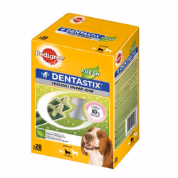 Pedigree Dentastix Fresh Dental Dog Chews - Medium Dog, Pack of 4