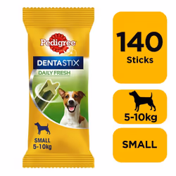 140 Pedigree Dentastix Daily Adult Small Dog Treats 140 Dental Sticks Dog Chews
