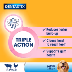 84 Pedigree Dentastix Daily Adult Large Dog Treats 84 Dental Sticks Dog Chews