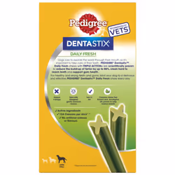 84 Pedigree Dentastix Fresh Adult Large Dog Treats 84 Dental Sticks Dog Chews