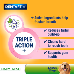 84 Pedigree Dentastix Fresh Adult Large Dog Treats 84 Dental Sticks Dog Chews - Additional view 7
