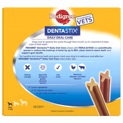 70 Pedigree Dentastix Daily Adult Small Dog Treats 70 Dental Sticks Dog Chews