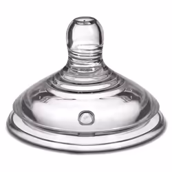 Tommee Tippee Easi-Vent Sauger, Round, Fast flow, 2 pc(s)