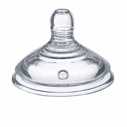 Tommee Tippee Closer to Nature Silicone Baby Bottle Teats, Slow-Flow, Pack of 2