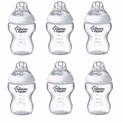 Tommee Tippee Closer to Nature feeding bottle 260 ml Transparent, White