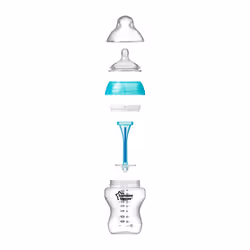Tommee Tippee Baby Bottle 260ml Advanced Anti-Colic Wide Neck Breast-Like Clear - Additional view 5