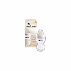 Tommee Tippee Closer to Nature Clear Bottle, 340 ml