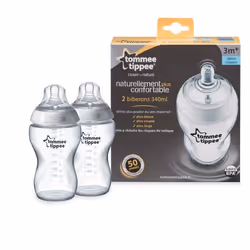 Tommee Tippee Biberons Easi-Vent feeding bottle 340 ml Transparent, White