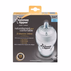 Tommee Tippee Biberons Easi-Vent feeding bottle 340 ml Transparent, White