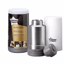 Tommee Tippee Travel Bottle And food warmer Stainless steel, White