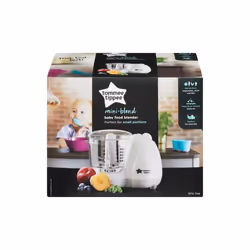 Tommee Tippee Baby Food Blender Mini Blend White Compact 2 Speed 750ml