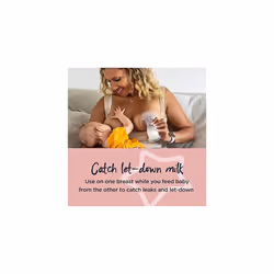 Silicone Manual Breast Pump and Let Down Catcher to Express, Relieve or Catch Excess Milk, Includes Sterilising Lid, 100ml, Clear