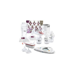 Tommeeâ¯Tippeeâ¯Complete Breastfeeding Kit, Single Electric Breast Pump, Food and Bottle Warmer, Baby Bottles, Breast Pads and Milk Storage Bags