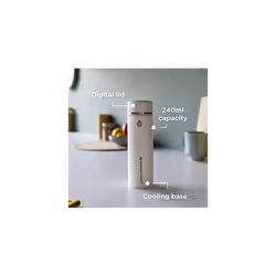 GoPrep Formula Feed Maker, Prepares The Perfect Formula Baby Bottle in 2 Minutes, Portable, Cool Flask with LED Digital Temperature Display