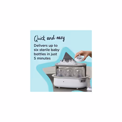 Tommee Tippee Super Steam Advanced Electric Steriliser, White