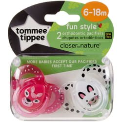 Tommee Tippee Fun Style Classic baby pacifier Orthodontic Silicone Multicolour