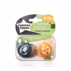 Tommee Tippee Fun Style Classic baby pacifier Orthodontic Silicone Multicolour