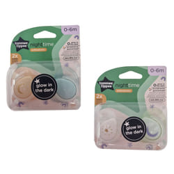 Baby Dummy Silicone Soothers Dummies Sealife Blue Assorted 2-Pack 0-6m