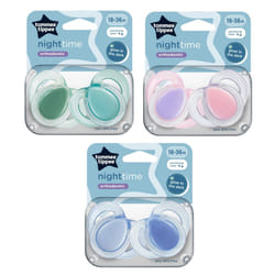 Baby Dummy Soothers Dummies Nighttime Orthodontic Assorted 2-Pack 18-36m