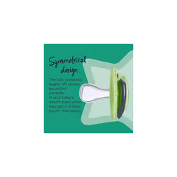 Tommee Tippee Fun Style Soothers, 6-18m, Pack of 6 Dummies, Symmetrical Orthodontic Design, BPA-Free Silicone Baglet