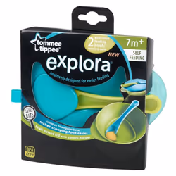 Tommee Tippee Easy Scoop Bowls With Lid/spoon - Pack Of 2 - Colour May Vary - -  tommee tippee explora scoop lid feeding wean ...