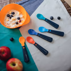 Tommee Tippee Easigrip Self-Feeding Weaning Spoons Chunky Handles 6m+ 5 Pack - Additional view 4