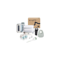 Tommee Tippee Ultimate Formula Feeding Kit, Electric Steam Steriliser, Newborn Baby Bottles and Perfect Prep Day and Night Machine, White
