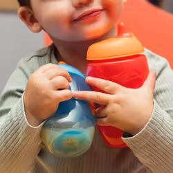 Tommee Tippee Sippee Cup  10oz  Sippee Trainer Cup for Babies 9 Months+  Red  Purple and Green  3 Count