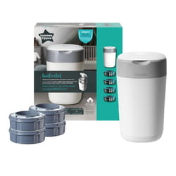 Poubelle Ã  Couches Twist & Click + 4 Recharges Tommee Tippee